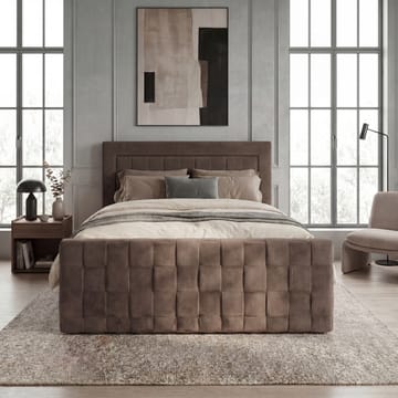 Sängpaket Kontinentalsäng Ryven 160x200 cm med Lyftförvaring - mörk espresso/mörkbrun - Möbler - Säng - Kontinentalsäng