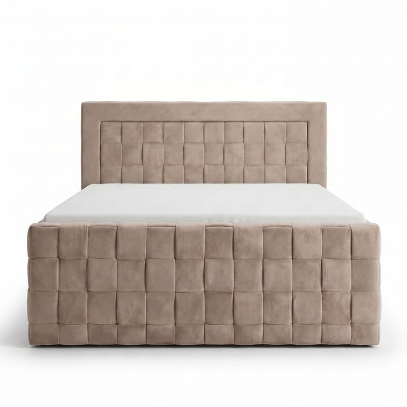 Sängpaket Kontinentalsäng Ryven 180x200 cm med Lyftförvaring - varm beige/latte - Möbler - Säng - Kontinentalsäng