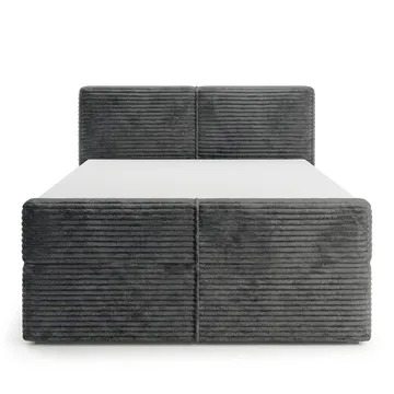 Sängpaket Kontinentalsäng Sorvin 140x200 cm med Lyftförvaring - Grafitgrå/Mörkgrå - Möbler - Säng - Kontinentalsäng