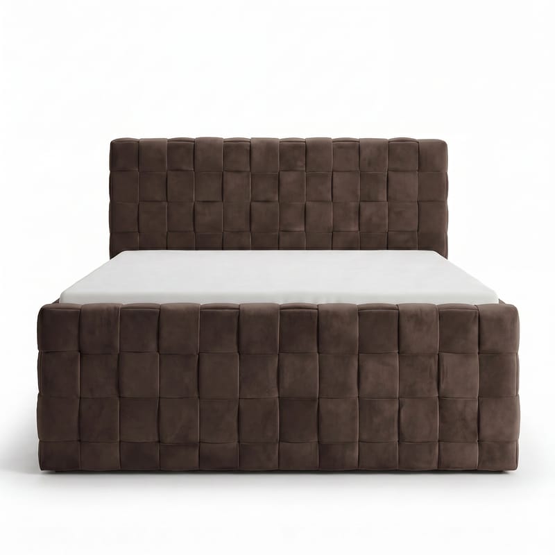 Sängpaket Kontinentalsäng Tyrosen 140x200 cm med Lådförvaring - mörk espresso - Möbler - Säng - Kontinentalsäng