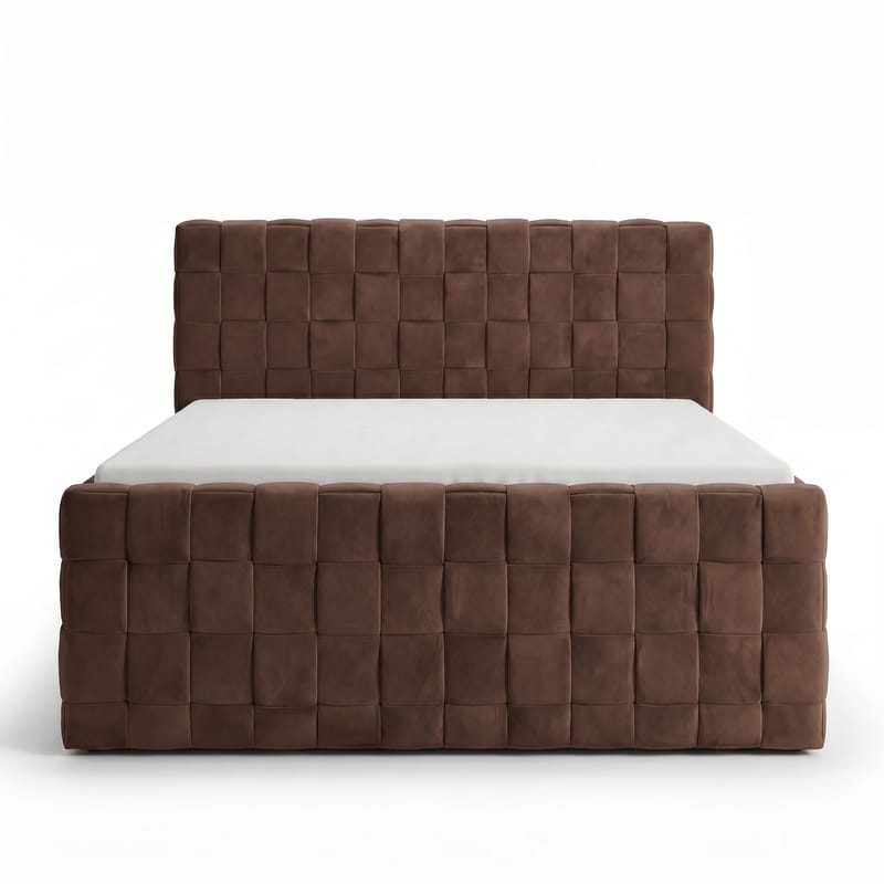Sängpaket Kontinentalsäng Tyrosen 180x200 cm med Lådförvaring - chokladbrun - Möbler - Säng - Kontinentalsäng