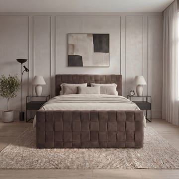 Sängpaket Kontinentalsäng Tyrosen 180x200 cm med Lådförvaring - Mörk espresso - Möbler - Säng - Kontinentalsäng