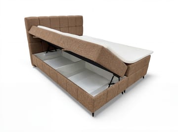 Sängpaket Kontinentalsäng Vyrosen 160x200 cm med Lyftförvaring - beige - Möbler - Säng - Kontinentalsäng