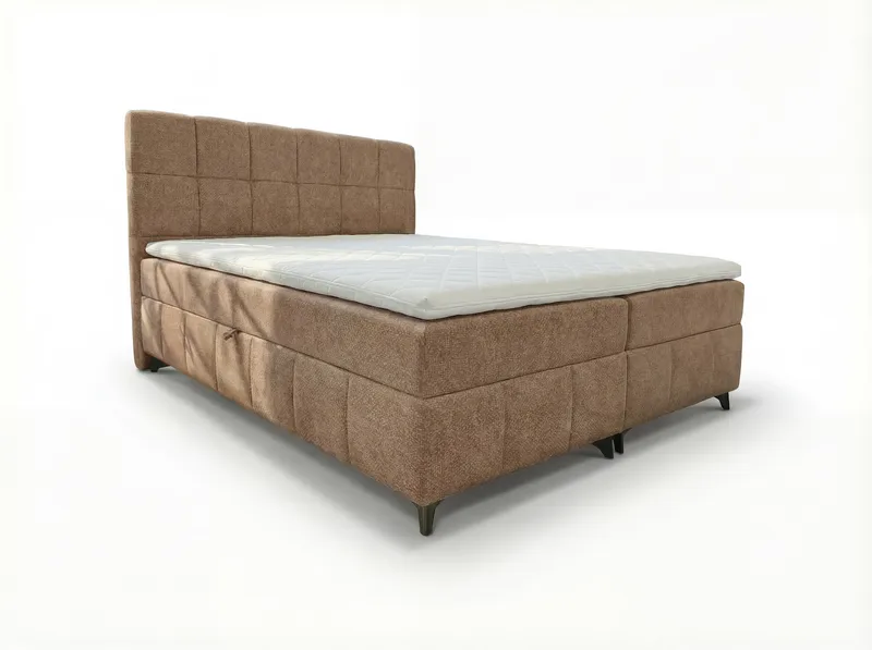 Sängpaket Kontinentalsäng Vyrosen 180x200 cm med Lyftförvaring, beige
