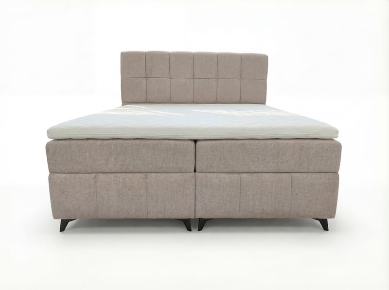 Sängpaket Kontinentalsäng Vyrosen 180x200 cm med Lyftförvaring - krämbeige - Möbler - Säng - Kontinentalsäng