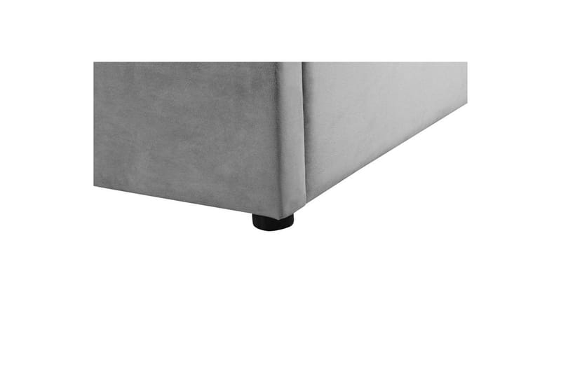 Sängram & Sängstomme Loft24 Hamar Sängram Grå 140x200 - Möbler - Säng - Sängram & sängstomme