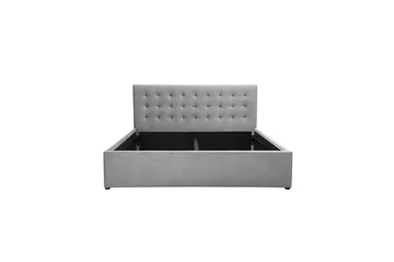 Sängram & Sängstomme Loft24 Hamar Sängram Grå 200x180 - Möbler - Säng - Sängram & sängstomme