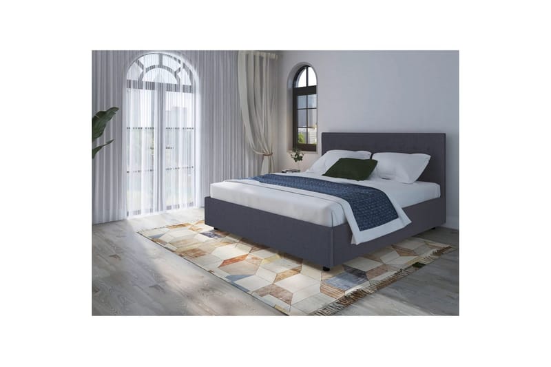 Sängram & Sängstomme Loft24 Hamar Sängram Ljusgrå 200x180 - Möbler - Säng - Sängram & sängstomme