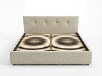 Sängram Deylinor 180x200 cm med Lyftförvaring - beige - Möbler - Säng - Sängram & sängstomme