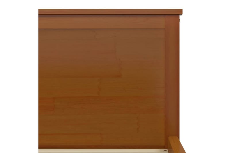 Sängram honungsbrun massiv furu 160x200 cm - Honungsbrun - Möbler - Säng - Sängram & sängstomme