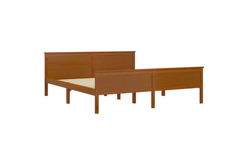 Sängram honungsbrun massiv furu 180x200 cm - Honungsbrun - Möbler - Säng - Sängram & sängstomme