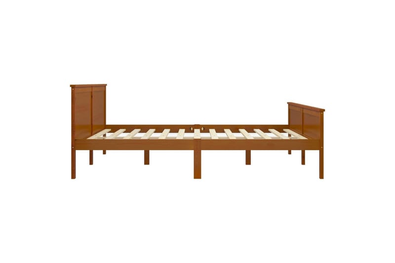 Sängram honungsbrun massiv furu 180x200 cm - Honungsbrun - Möbler - Säng - Sängram & sängstomme