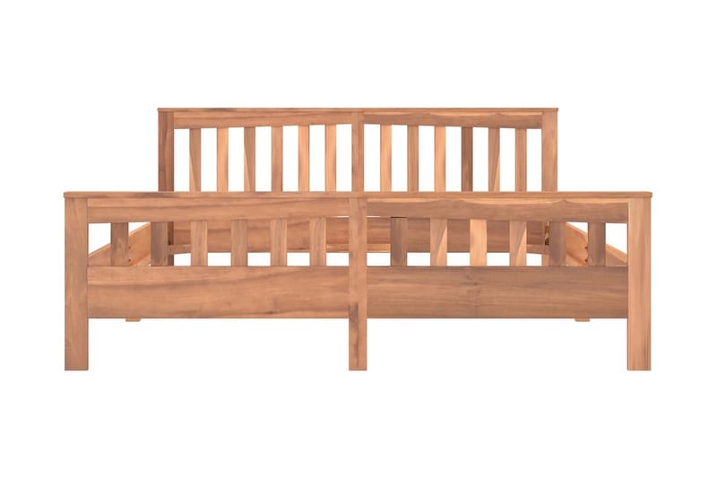 Sängram massiv teak 160x200 cm - Brun - Möbler - Säng - Sängram & sängstomme