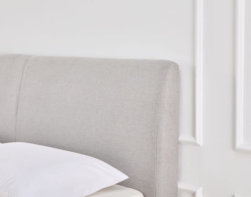 Sängram med förvaring 160 x 200 cm - Grå - Grå - Möbler - Säng - Sängram & sängstomme