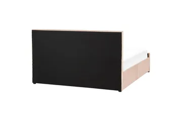 Sängram Säng med förvaring Rochefort Beige 160x200 - Möbler - Säng - Sängram & sängstomme