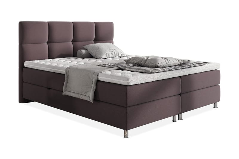 Adrianah Säng 200x200 cm, Grå/Vit