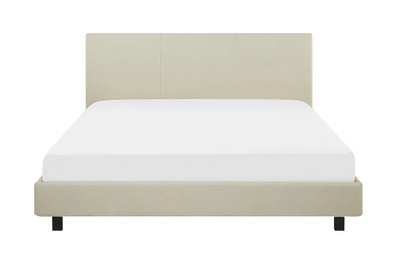 Albi Dubbelsäng 160x200 cm i Tyg med Sänggavel, Beige