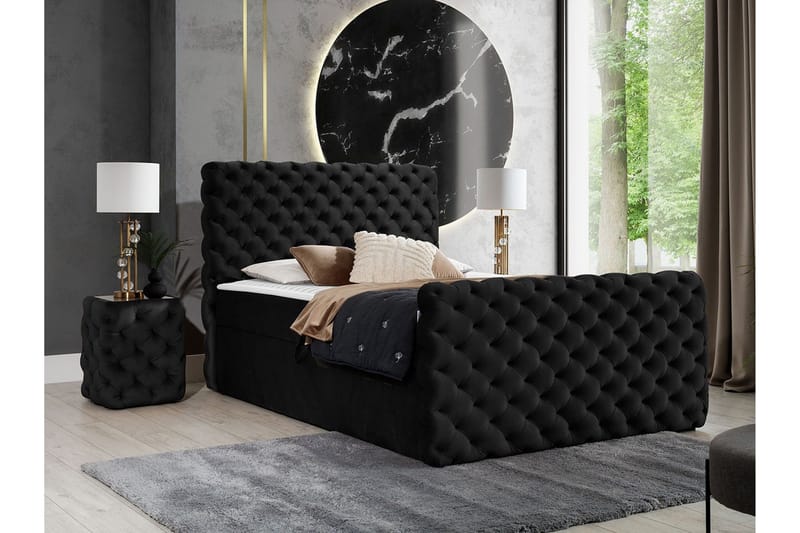 Almancil Sängram 120x200 cm - Möbler - Säng - Sängram & sängstomme