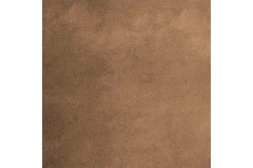 Almancil Sängram med Förvaring 120x200 cm i Sammet med Fasthetsgrad Medium - Brun - Möbler - Säng - Sängram & sängstomme