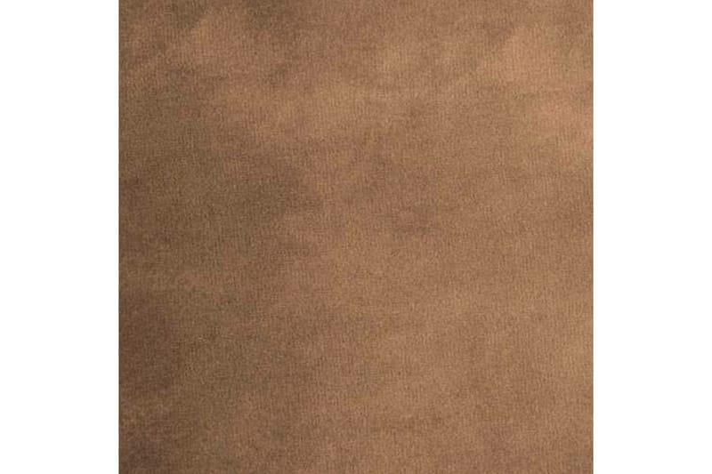 Almancil Sängram med Förvaring 120x200 cm i Sammet med Fasthetsgrad Medium - Brun - Möbler - Säng - Sängram & sängstomme
