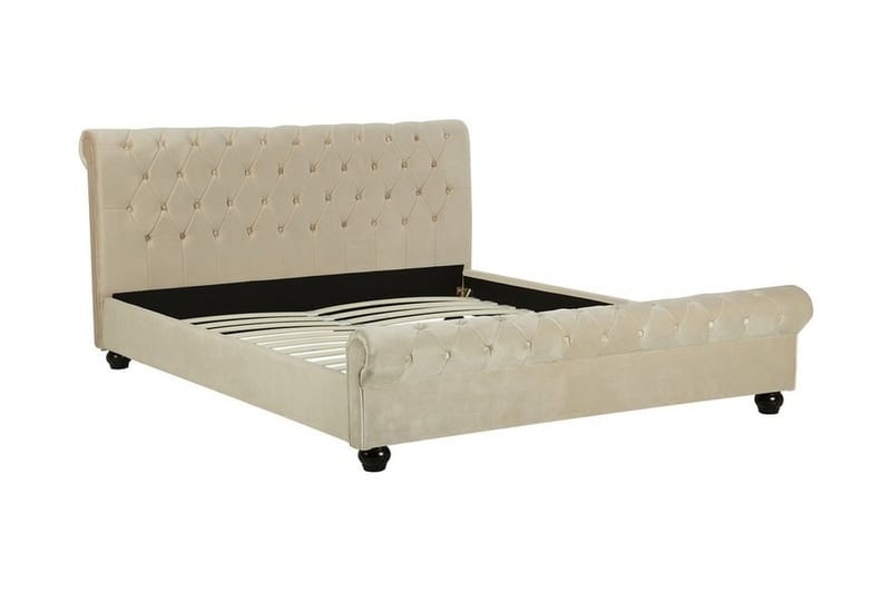 Avallon Dubbelsäng 160x200 cm Beige  Beige - Beige - Möbler - Säng - Sängram & sängstomme