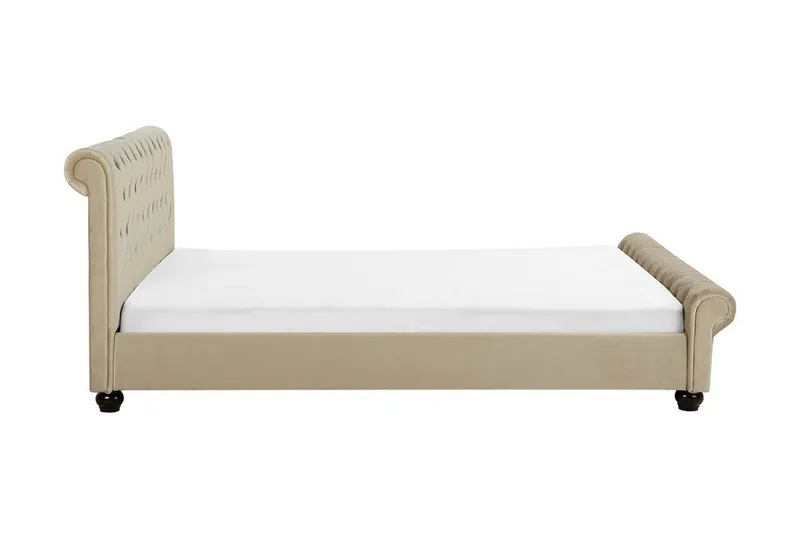 Avallon Dubbelsäng 160x200 cm Beige  Beige - Beige - Möbler - Säng - Sängram & sängstomme
