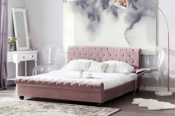 Avallon Dubbelsäng 180x200 cm Rosa  Rosa - Rosa - Möbler - Säng - Sängram & sängstomme