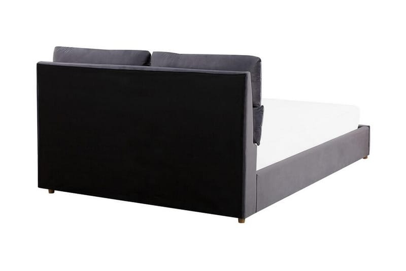 Batilly Dubbelsäng 140x200 cm med Förvaring - Grå - Möbler - Säng - Sängram & sängstomme