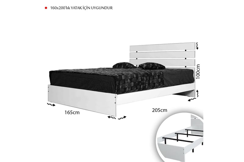 Bielany Sängram 165x205 cm - Natur - Möbler - Säng - Sängram & sängstomme