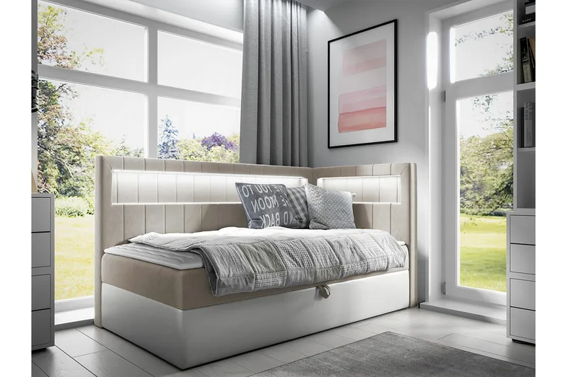 Boisdale Sängram 100x200 cm - Möbler - Säng - Sängram & sängstomme