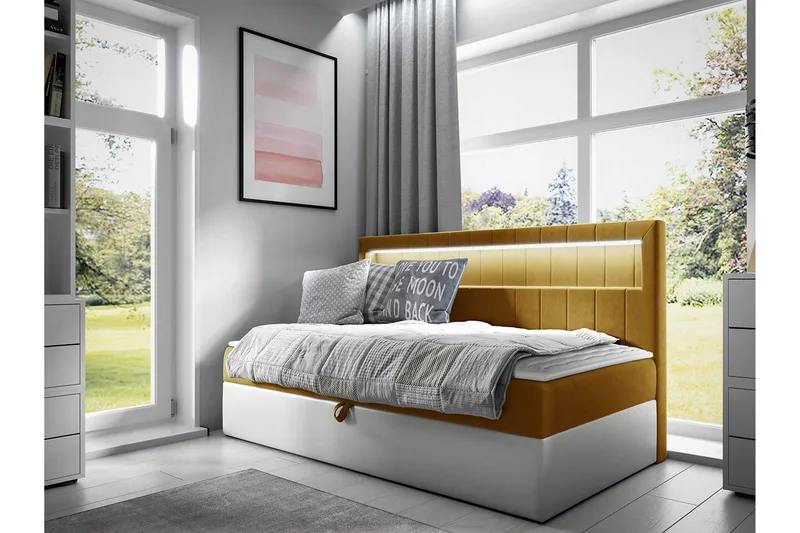 Boisdale Sängram 100x200 cm - Möbler - Säng - Sängram & sängstomme