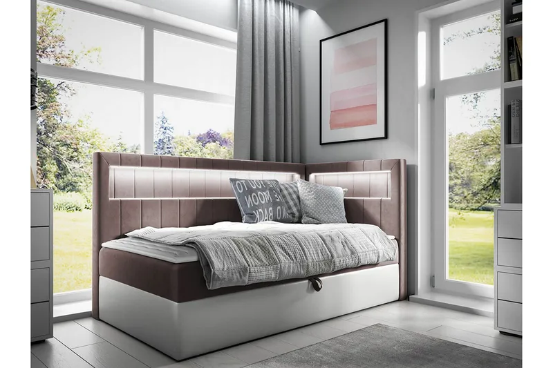 Boisdale Sängram 100x200 cm - Möbler - Säng - Sängram & sängstomme