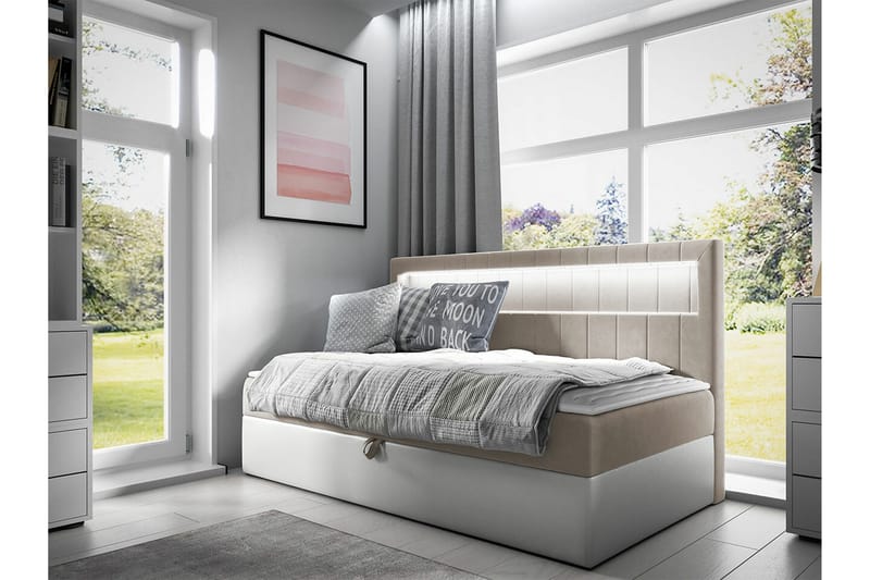 Boisdale Sängram 100x200 cm - Möbler - Säng - Sängram & sängstomme
