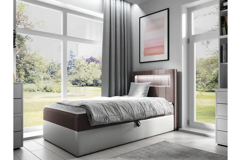 Boisdale Sängram 100x200 cm - Möbler - Säng - Sängram & sängstomme