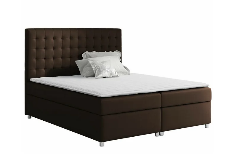 Boisdale Sängram 140x200 cm i Tyg med Fasthetsgrad Medium, Brun