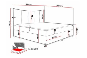 Boisdale Sängram 160x200 cm - Möbler - Säng - Sängram & sängstomme