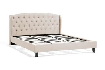 Bordeau Dubbelsäng 180 | 200 cm - Beige - Möbler - Säng - Sängram & sängstomme