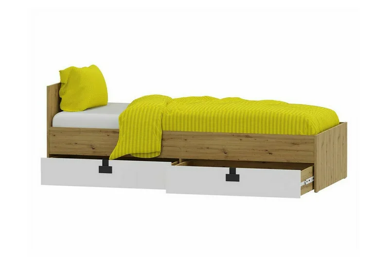 Castlebay Sängram 90x200 cm - Brun - Möbler - Säng - Sängram & sängstomme