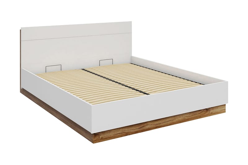 Dentro Sängram 218x187x88 cm - Beige/Vit - Möbler - Säng - Sängram & sängstomme