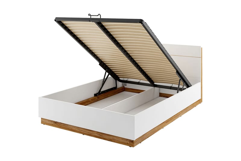 Dentro Sängram 218x187x88 cm - Beige/Vit - Möbler - Säng - Sängram & sängstomme