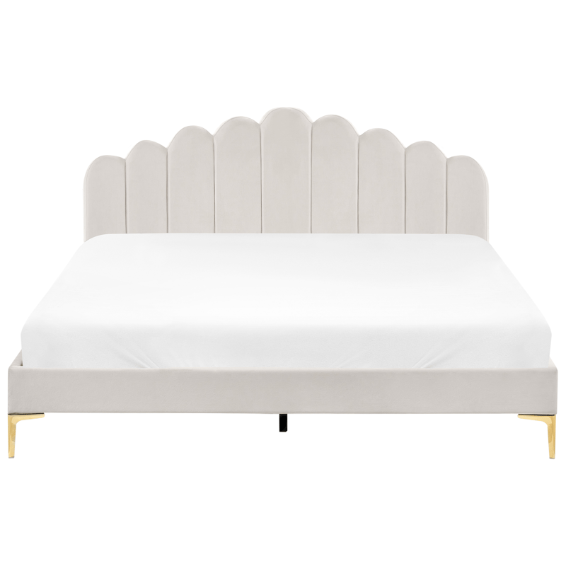 Dubbelsäng Sauvian 180x200 cm - Off-White - Möbler - Säng - Sängram & sängstomme