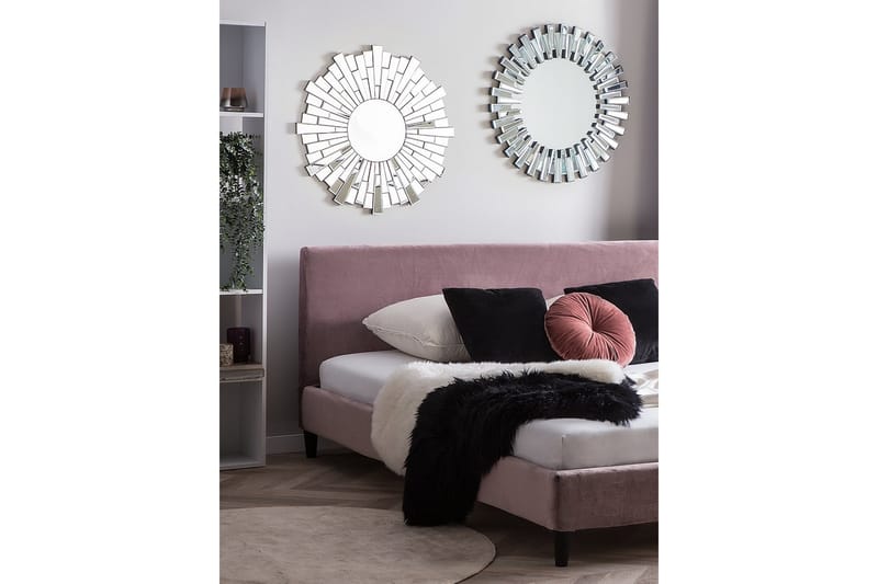 Fitou Dubbelsäng 160200 cm - Rosa - Möbler - Säng - Sängram & sängstomme