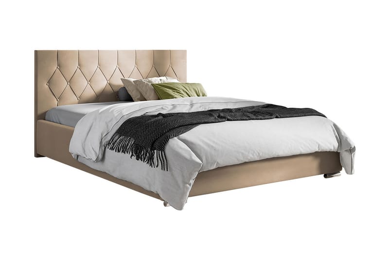 Jugender Sängram 200x200 cm - Beige - Möbler - Säng - Sängram & sängstomme