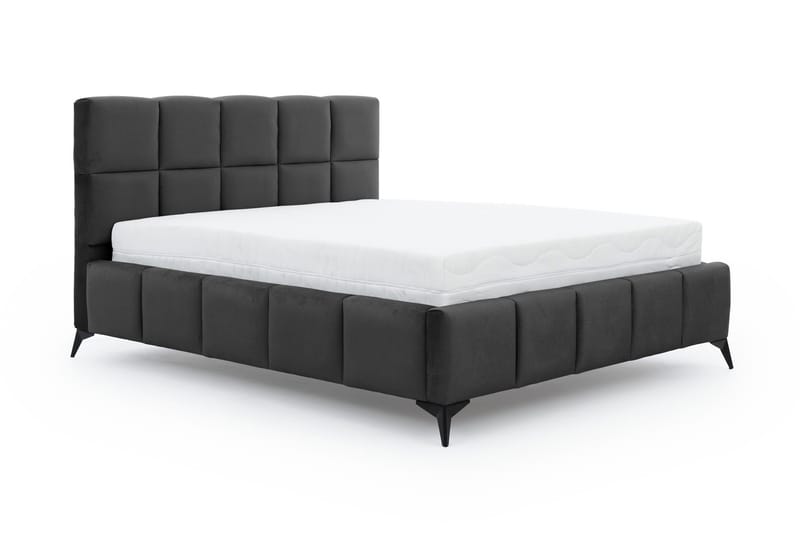 Kamble Sängram med Förvaring 140x200 cm - Mörkgrå - Möbler - Säng - Sängram & sängstomme