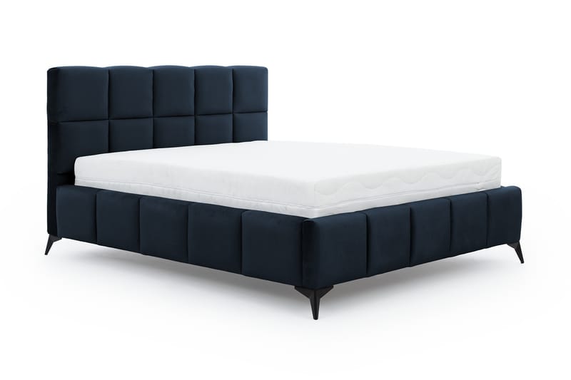 Kamble Sängram med Förvaring 160x200 cm - Blå - Möbler - Säng - Sängram & sängstomme