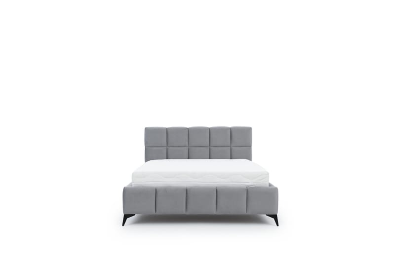 Kamble Sängram med Förvaring 160x200 cm - Grå - Möbler - Säng - Sängram & sängstomme