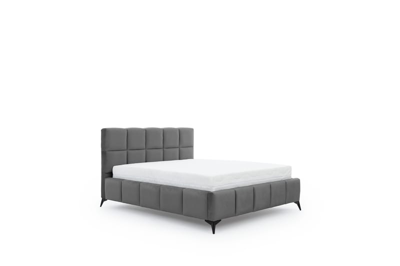Kamble Sängram med Förvaring 160x200 cm - Mörkgrå - Möbler - Säng - Sängram & sängstomme
