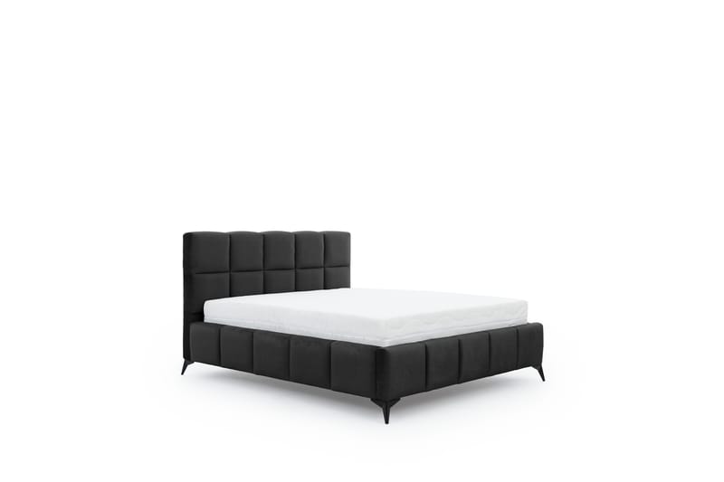 Kamble Sängram med Förvaring 160x200 cm - Mörkgrå - Möbler - Säng - Sängram & sängstomme