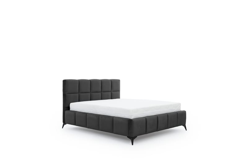 Kamble Sängram med Förvaring 160x200 cm - Mörkgrå - Möbler - Säng - Sängram & sängstomme