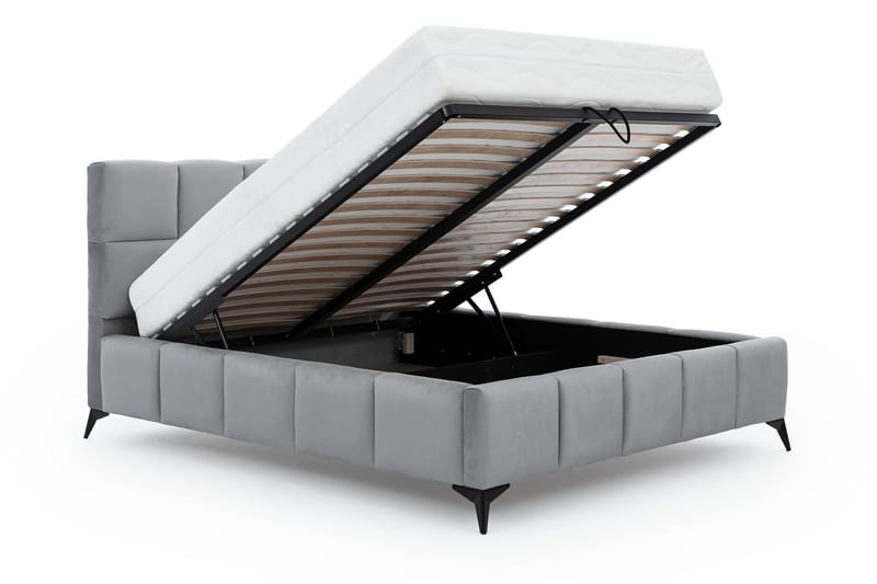 Kamble Sängram med Förvaring 160x200 cm - Turkos - Möbler - Säng - Sängram & sängstomme